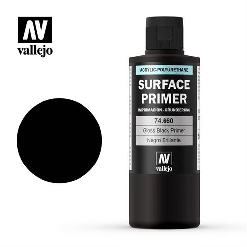 74.660 Gloss Black Surface Primer 200 ml