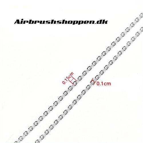 Kæde V1 - Chrome 1 mm - 5 meter