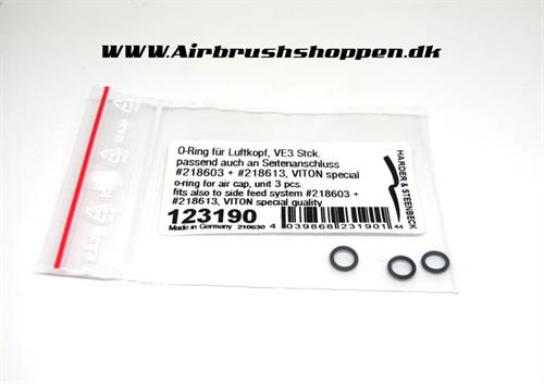123190 - O-Ring til dysekappen 3 stk. H&S