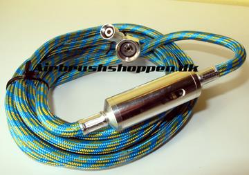 Custom Colors Airbrush slange 1/8 - 1/4 med vandudskildningsfilter 