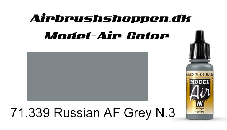 Vallejo Model Air Farbe | 17 Ml Russian AF Grey N.7 | Airbrush Farbe Für Modellbau
