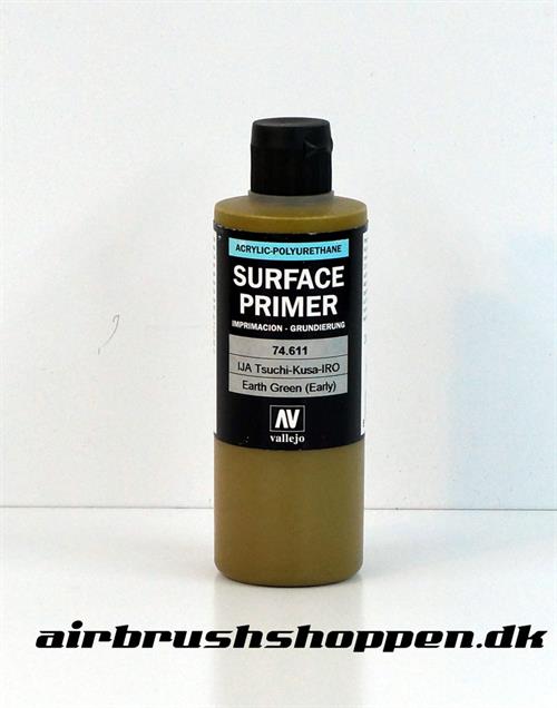 74.611 Earth Green (Early) Surface Primer 200 ml Vallejo