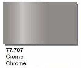 VALLEJO METAL COLORS - AIRBRUSH PAINT - CHROME 32ML - 77.707