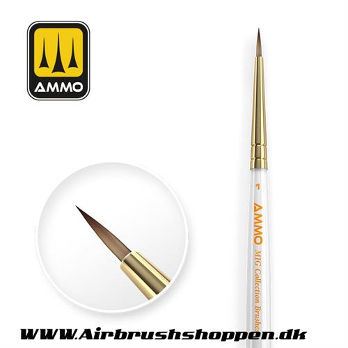 A.MIG - 8717 - AMMO MIG Collection Brushes Conical Ø1