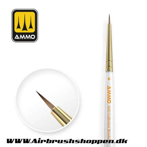 A.MIG - 8718 -  AMMO MIG Collection Brushes Conical Ø0