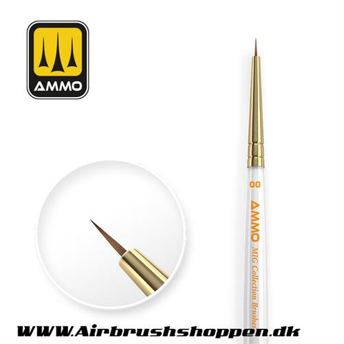 A.MIG - 8719 -  AMMO MIG Collection Brushes Conical Ø00