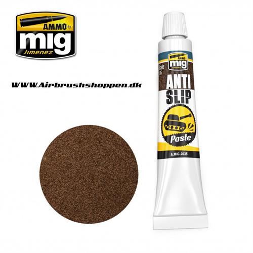 A.MIG 2035 ANTI SLIP PASTE   BROWN COLOR FOR 1/35