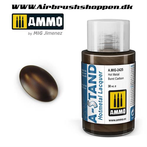 A.MIG 2425 Hot Metal Burnt Carbon  A-Stand paint 30 ml