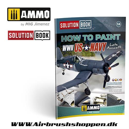 A.MIG 6523   How to Paint US Navy WWII Late Aircraft -  SOLUTION BOOK 14 