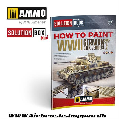 A.MIG-6602 How to Paint WWII German D.A.K .Vehicles -  SOLUTION BOOK 19 