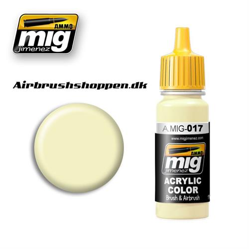 A.MIG-017 RAL 9001 CREMEWEISS