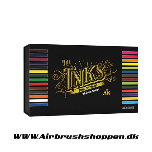 AK16055 - INK - SPECIAL BOX FULL RANGE THE INKS 25x30ml