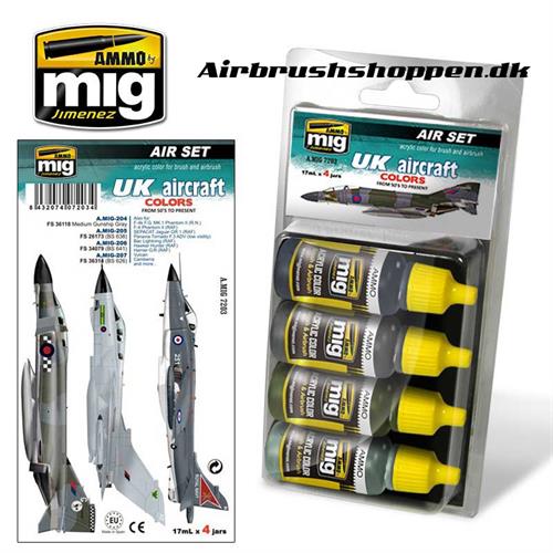 A.MIG 7203 UK AIRCRAFT COLORS from 50\'s to present 