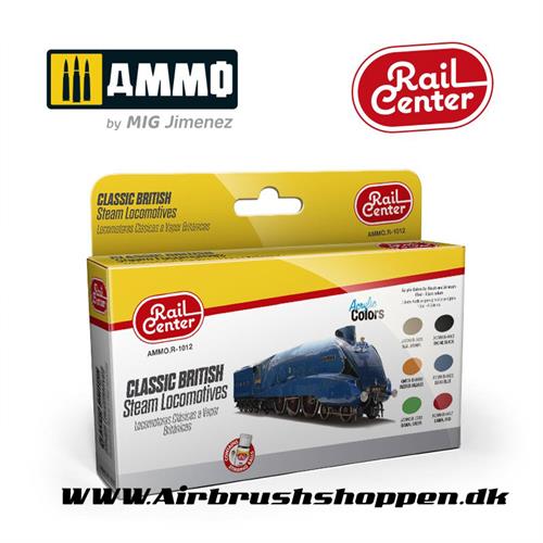 AMMO.R-1012 Classic British Steam Locomotives 6 X 15 ML