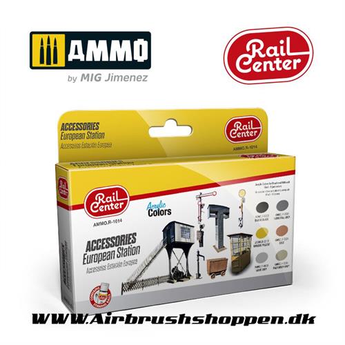 AMMO.R-1014 Accessories European Station 6 X 15 ML