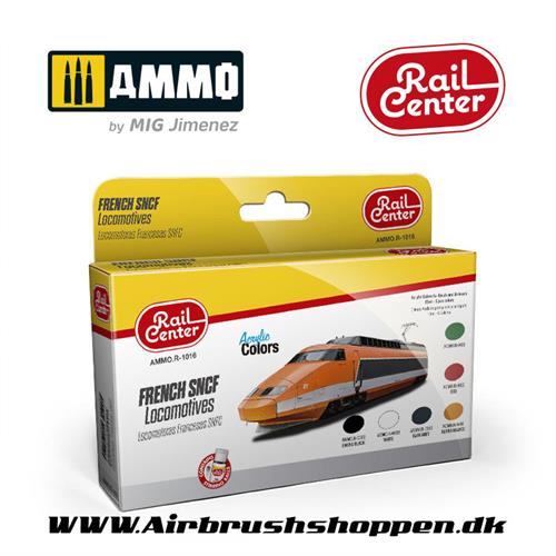 AMMO.R-1016 French SNCF Locomotiv - fransk lokomotiv 6 X 15 ML