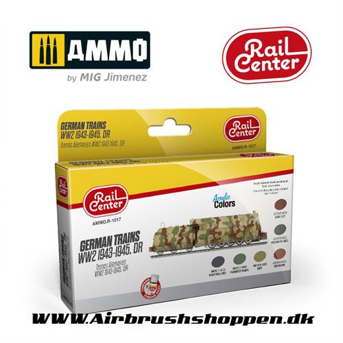 AMMO.R-1017 German Trains WW2 1943-1945. DR  6 X 15 ML