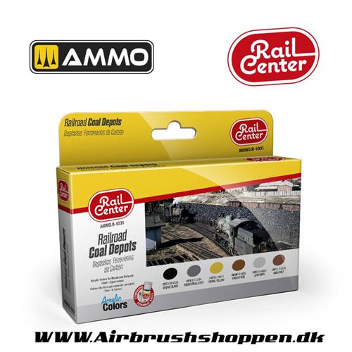 AMMO.R-1031 Rail Center - Railroad Coal Depots - 6 x 15 ml