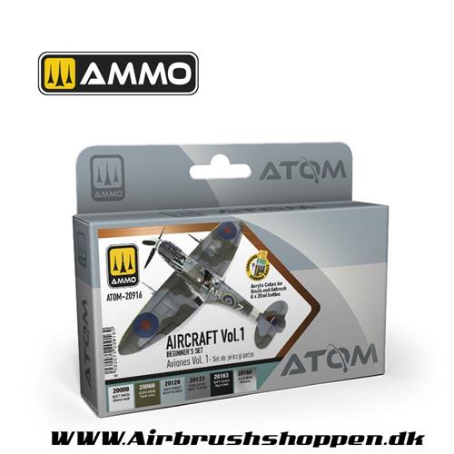 ATOM  - 20916  ATOM Beginners Set: Aircraft Vol.1  6 x 20ml