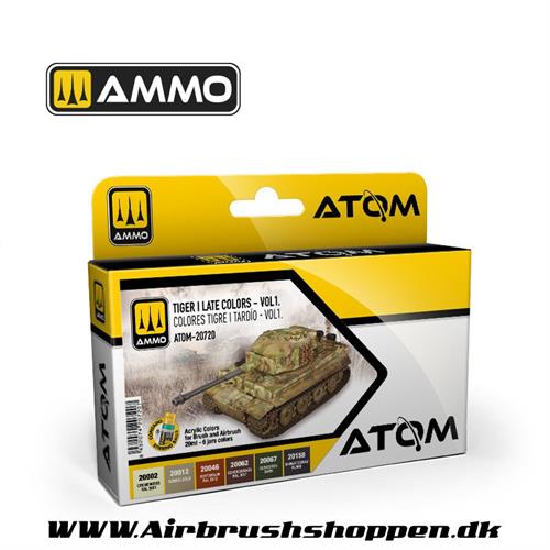 ATOM - 20720 - ATOM TIGER I Late Colors Set Vol.1   6 x 20ml