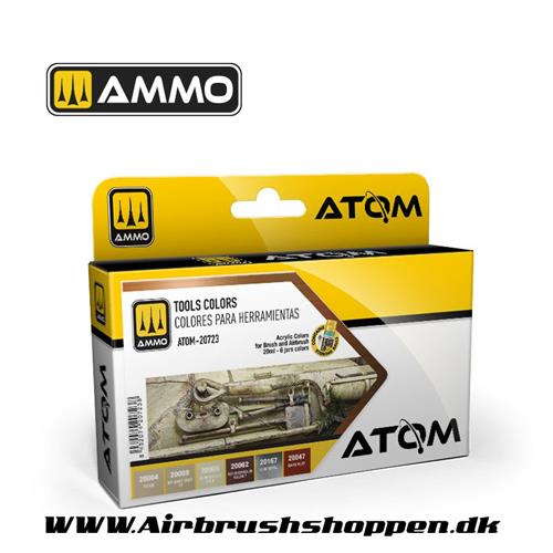 ATOM - 20723 -  ATOM Tools colors Set 6 x 20ml
