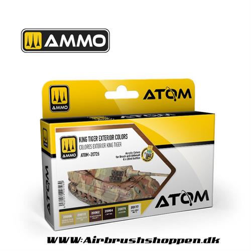 ATOM - 20726 -ATOM KING TIGER Exterior colors Set - 6x20ml