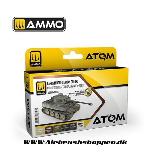 ATOM - 20727 - ATOM Early / Middle German Colors - 6x20ml
