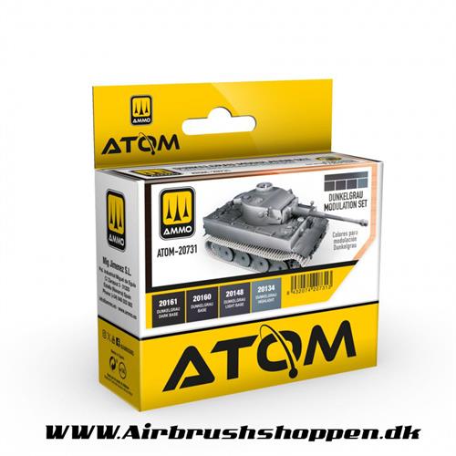ATOM - 20731 - ATOM Dunkelgrau Modulation Set 4 x 20ml