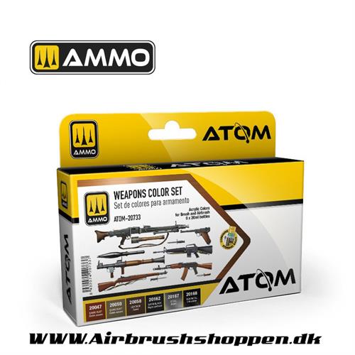 ATOM - 20733  ATOM Weapons Color Set 6x20ml