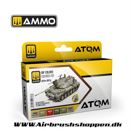 ATOM - 20736  ATOM IDF Colors  6 x 20ml