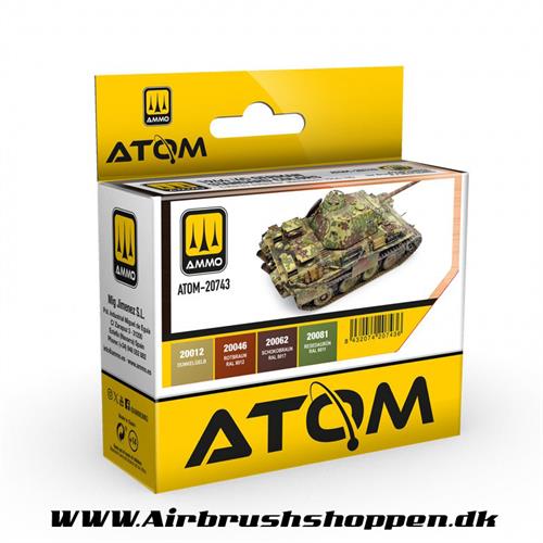ATOM - 20743 - ATOM 1944-45 German Standard Colors Set 4 x 20ml