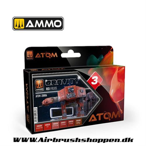 ATOM - 20806 - ATOM Gravity Red Set 6 x 20ml