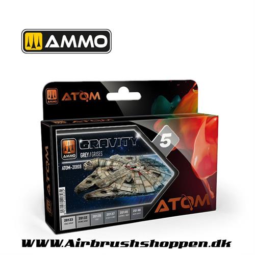ATOM - 20808 - ATOM Gravity Grey Set 6 x 20ml