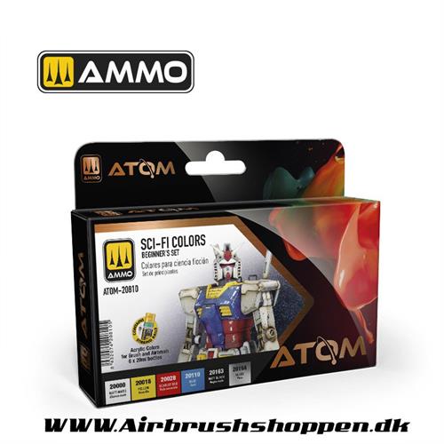 ATOM - 20810  ATOM Beginners Set: SCI-FI Colors  6 x 20ml