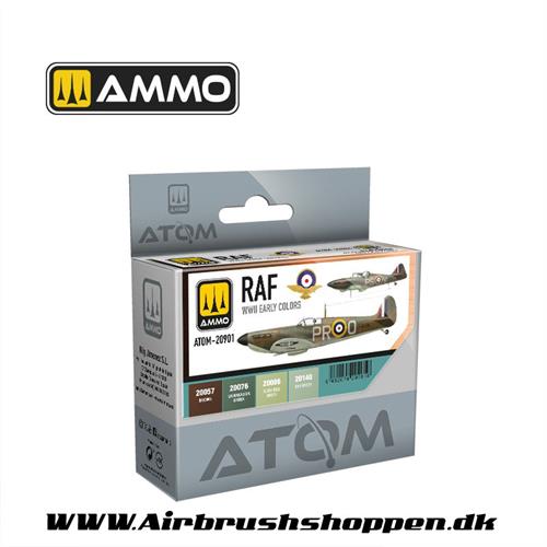 ATOM - 20901 - ATOM RAF WWII Early Colors Set - FLY - 4 x 20ml
