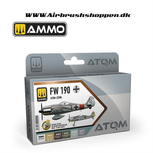 ATOM - 20904  ATOM FW 190 Colors Set 6 x 20ml