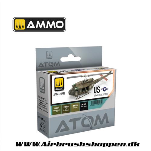 ATOM - 20906 - ATOM US Army Helicopters Set 4 x 20ml