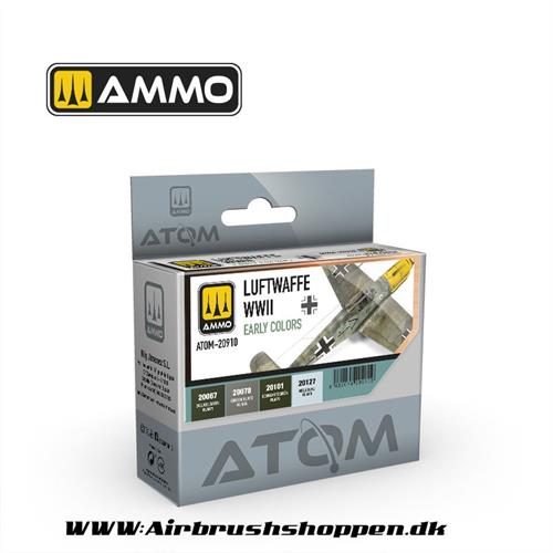 ATOM - 20910 - ATOM Luftwaffe WWII Early Colors 4 x 20ml