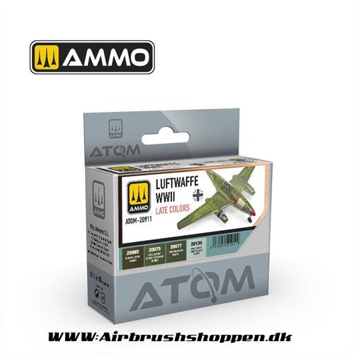 ATOM - 20911 - ATOM Luftwaffe WWII Late Colors 4x20ml