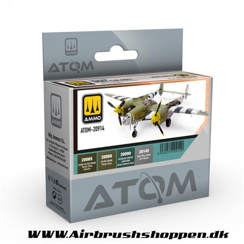 ATOM - 20914 - ATOM USAAF WWII Colors Set 4 x 20ml