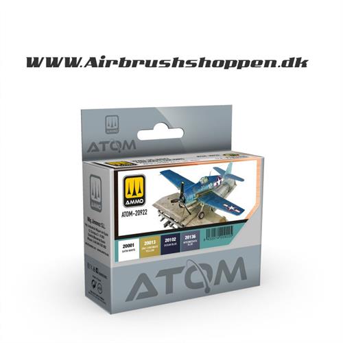 ATOM - 20922 - US Navy Aircraft WWII Colors Set 4 x 20ml