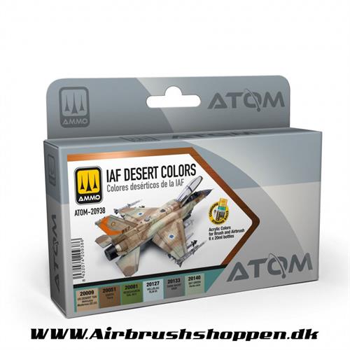 ATOM - 20938 - ATOM IAF Desert Colors Set  6 x 20ml