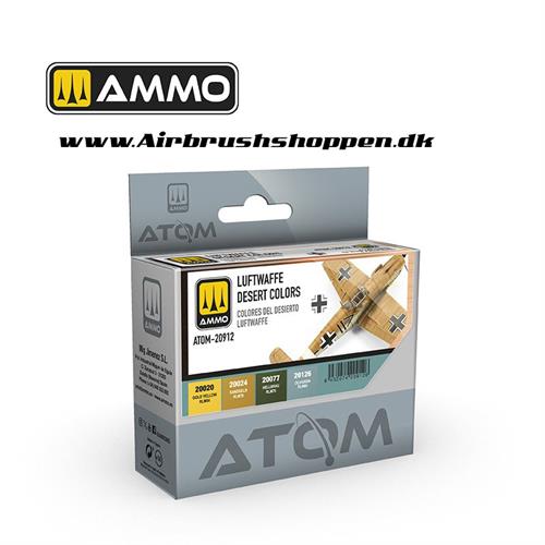 ATOM 20912  ATOM Luftwaffe Desert Colors Set 4 x 20ML