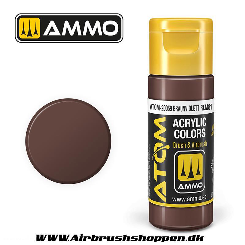 Colorcore 20059 ATOM-20059 Braunviolett RLM81 - 20ml Atom color