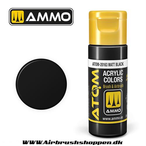 ATOM-20163  Matt Black  -  20ml  Atom color