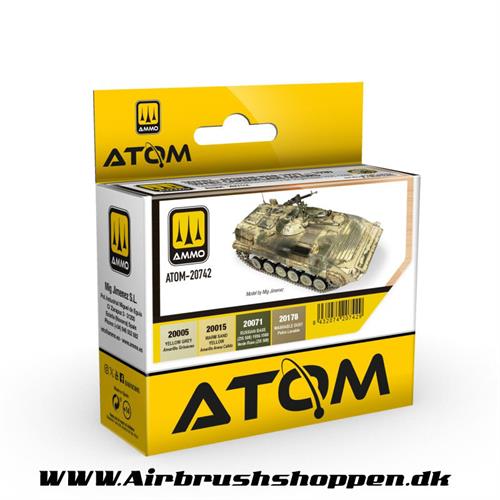 ATOM-20742 - ATOM Soviet-Afghan War 1979-89 Soviet Camouflage Colors Set 4 x 20ml