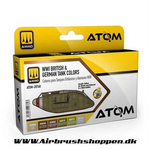 ATOM-20760  -  ATOM WWI British & German Colors Set