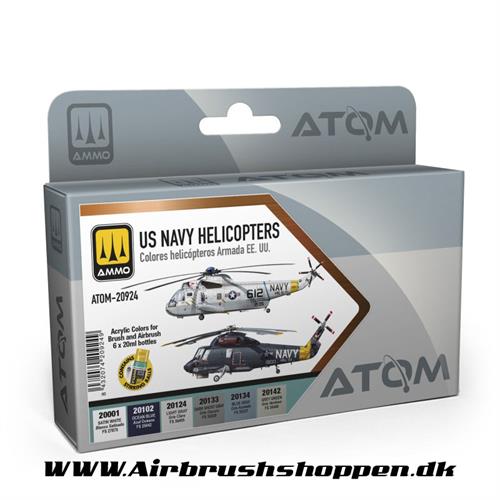 ATOM-20924 - ATOM US Navy Helicopters Set 6x20ml
