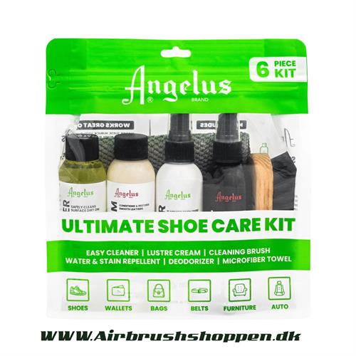 Angelus Ultimate Shoe Care Kit - 6 dele