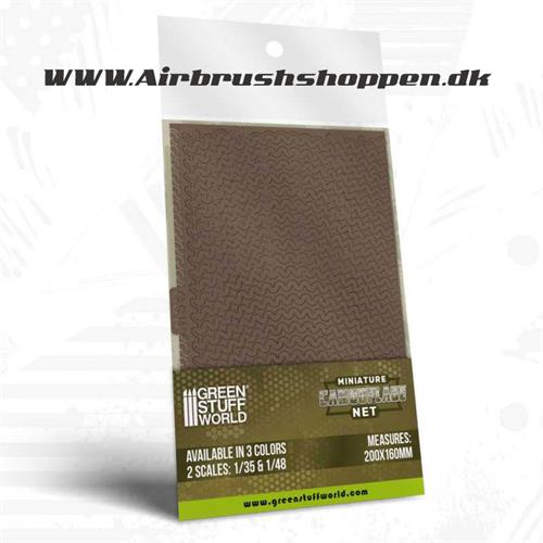 CAMOUFLAGE NET - Miniature Camouflage Nets Khaki 1:35 GSW